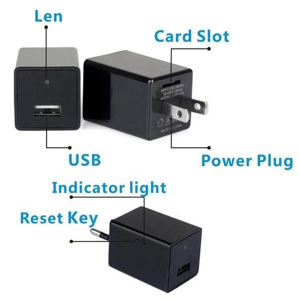 Mini Hidden Camera Home Security Nanny Cam Full HD 1080P DVR Night Vision Audio - Image 3
